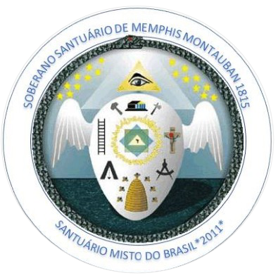 logo Soberano Santuário Misto do Brasil de Memphis Montauban 1815 
